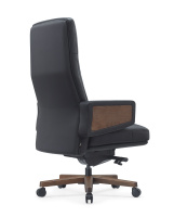 Изображение кресло rv design rafael (a2119) кожа черная